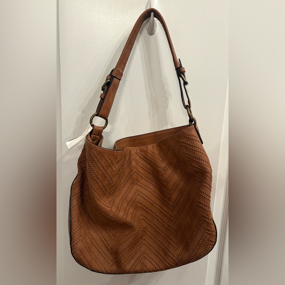 Black Rivet Boho Bag